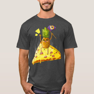 T-shirt Pizza d'ananas Pizza tropicale hawaiienne Pizza am