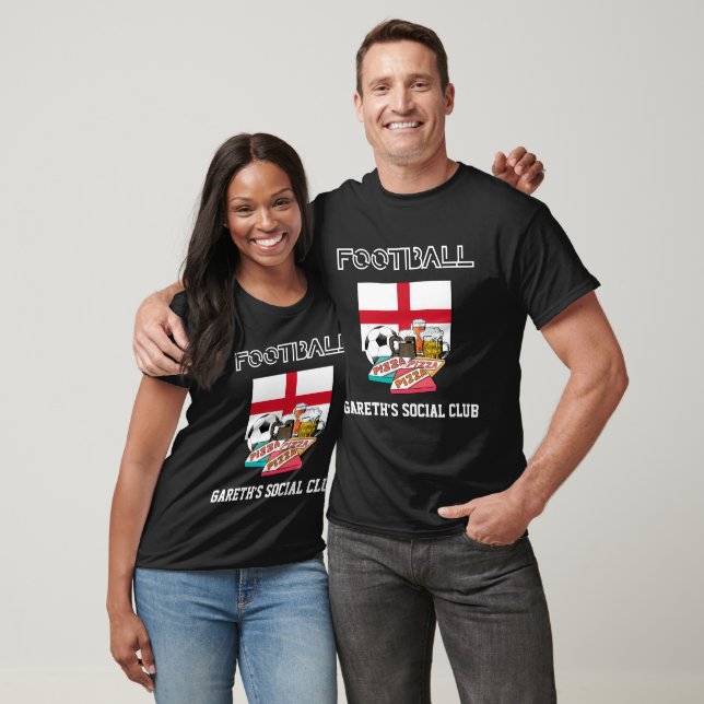 T-shirt Pizza de football du FOOTBALL MONDIAL ANGLETERRE (Unisexe)