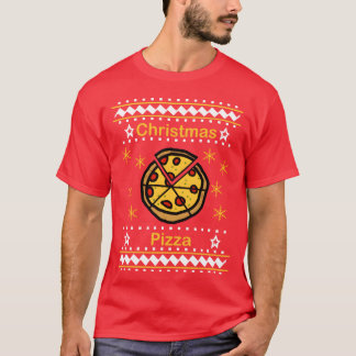 T-shirt Pizza de Noël ami