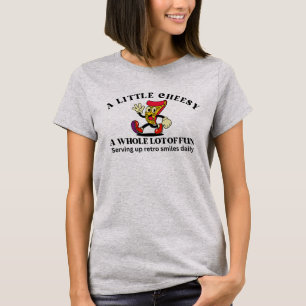 T-shirt Pizza Dessin Animé Rétro Vintage