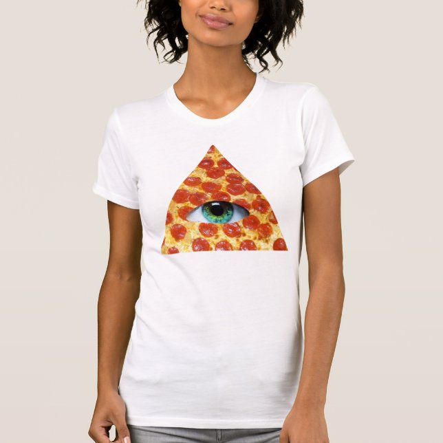 T-shirt Pizza d'Illuminati (Devant)