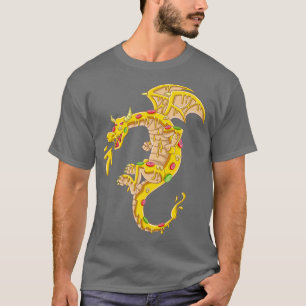 T-shirt Pizza Dragon Drôle de fanatique de pizza Croyant a