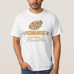 T-shirt Pizza drôle