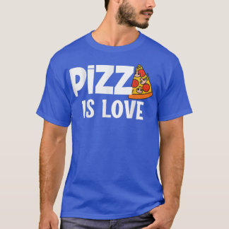T-shirt Pizza Drôle Est Une Partie Amoureuse Du Ciel 854 