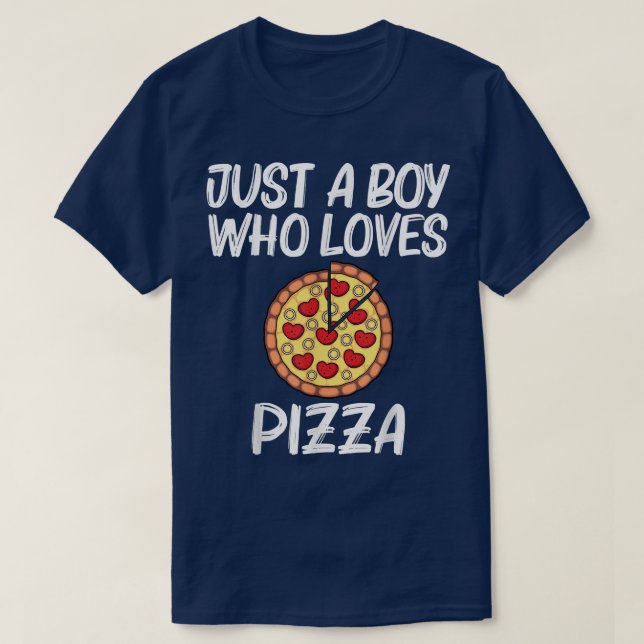 T-shirt Pizza Drôle Pour Les Garçons Pizza Lover Chef Pepp (Design devant)