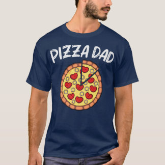 T-shirt Pizza Drôle Pour Papa Père Pizza Chef Pepper