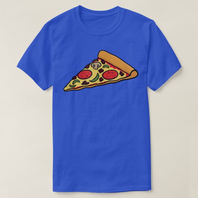 T-shirt Pizza Emoticon Temoticons Great Giftunise 15883176 (Design devant)