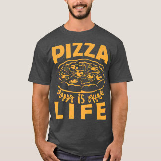 T-shirt Pizza Est Lifefunny Foodie Pizza Aiguille Pour Hom