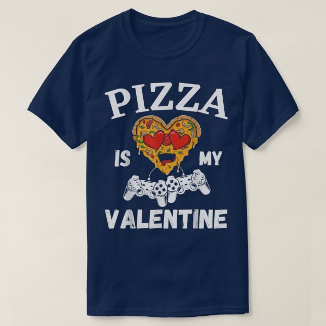 T-shirt Pizza Est Ma Valentine Funny Valentines Day Boys K (Design devant)