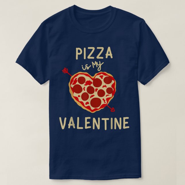 T-shirt Pizza Est Ma Valentine Funny Valentines Day Boys K (Design devant)