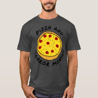 T-shirt Pizza et films d'horreur