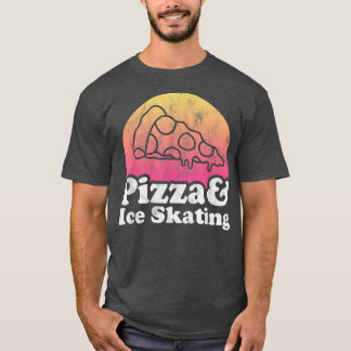 T-shirt Pizza et patinage sur glace
