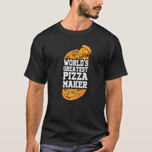 T-shirt Pizza et pizza slice, la plus grande pizzeria du m