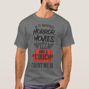 T-shirt Pizza film d'horreur et une soirée cinéma famille 
