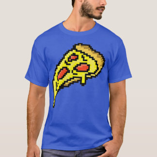 T-shirt Pizza Funny Fast Food Piel Art Vidéo Jeu