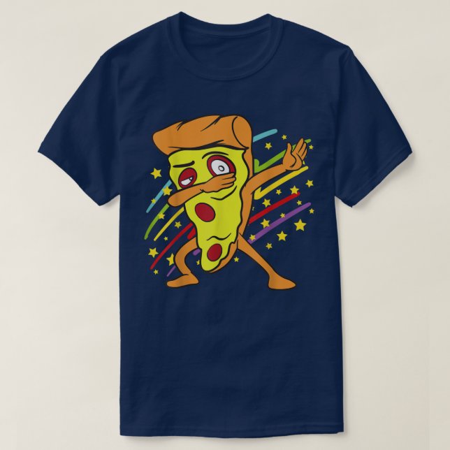 T-shirt Pizza Funny mignon Dabbing Dab (Design devant)
