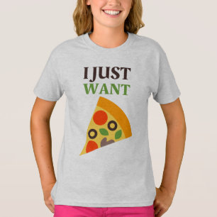 T-shirt Pizza Girls' Hanes TAGLESS®