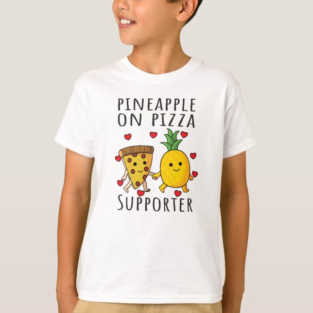 T-shirt Pizza Hawaii Pineappa Pizza (Devant)