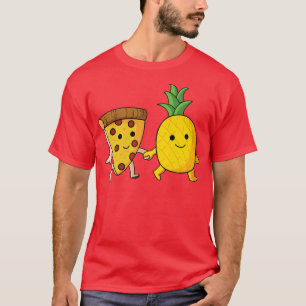 T-shirt Pizza Hawaii Pineappa Pizza nourriture Premium