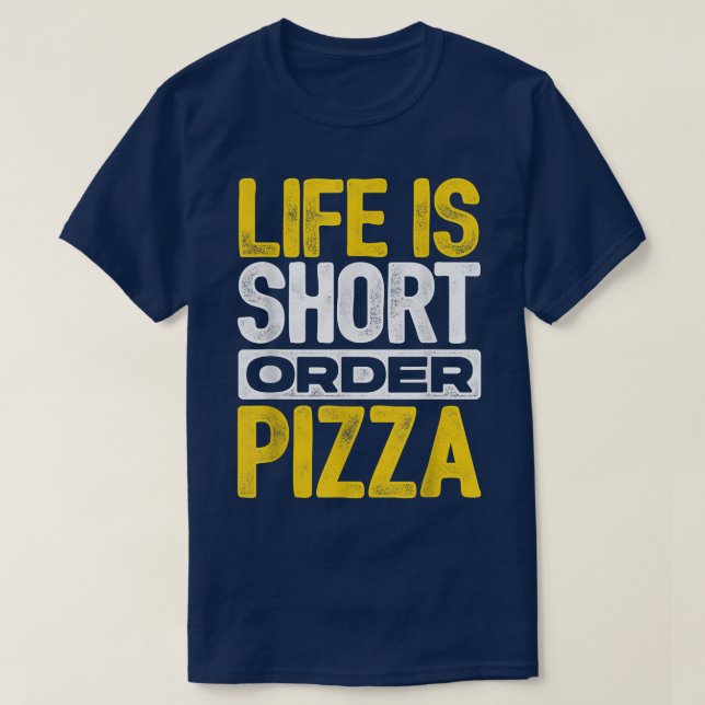 T-shirt Pizza Italienne Pizza Lover De La Vie (Design devant)