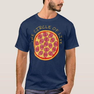 T-shirt Pizza Lover Circle de vie Puns dire Vêtements Piz