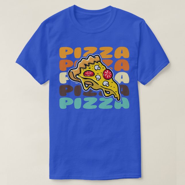 T-shirt Pizza Lover Retro Vintage  (Design devant)