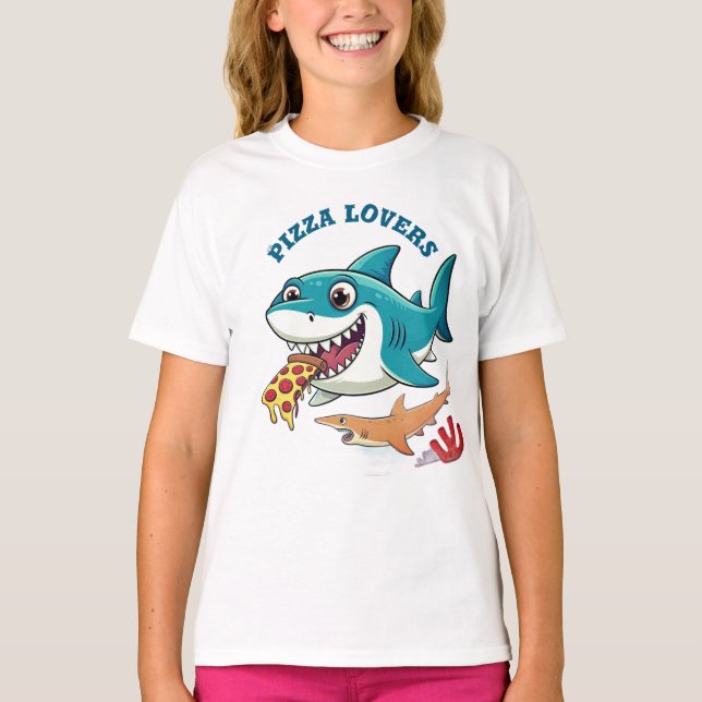 T-shirt Pizza lovers (Devant)