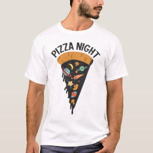 T-shirt Pizza Night Space