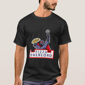 T-shirt Pizza Overlord père américain