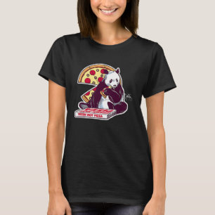 T-shirt Pizza Panda Fun Streetwear Style Unisex Graphisme