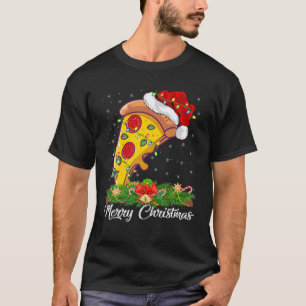 T-shirt Pizza Plat Lover Correspondances Santa Hat Pizza C