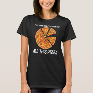 T-shirt Pizza Pour Hommes Femmes Italienne Pizza Slice Foo