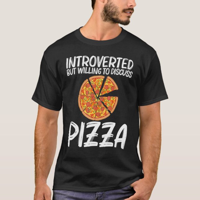 T-shirt Pizza Pour Hommes Femmes Italienne Pizza Slice Foo (Devant)