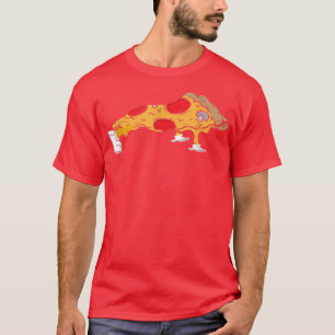 T-shirt Pizza Push Ups, Bodybuilding entraînement Gym Lift