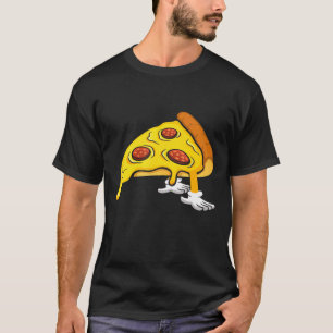 T-shirt Pizza Push Ups Bodybuilding entraînement Gym Lift