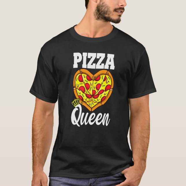 T-shirt Pizza Queen  Pizza Chef (Devant)