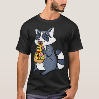 T-shirt Pizza Raccoon