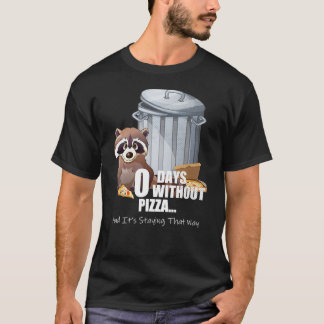 T-shirt Pizza Raccoon Lover Funny Mignonne Trash Panda Piz