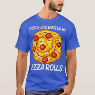 T-shirt Pizza Roll Design For Men Women Pizza Snack F