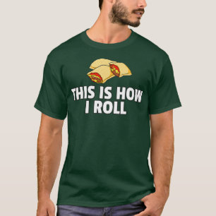 T-shirt Pizza Rolls Drôle Fromage Snack