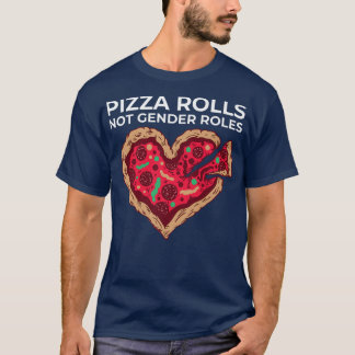 T-shirt Pizza Rolls Non Rôles Sexes Non Binary Genderflui