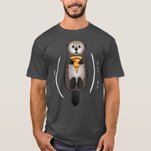 T-shirt Pizza Sea Otter
