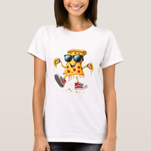 T-shirt Pizza Slice Dabbing