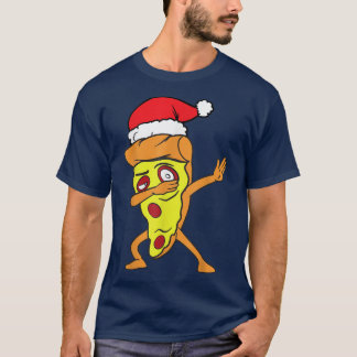 T-shirt Pizza Slice Dabbing Dab Dancing Noël 23944461