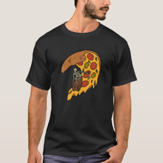 T-shirt Pizza Slice de Squelette