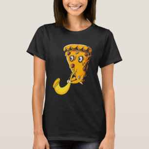 T-shirt Pizza Slice Jouer Saxophone Musique Saxophoniste M