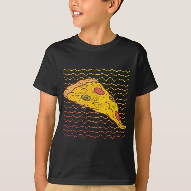 T-shirt Pizza Slice Pizzaholic Italien Fast Food Lover Foo (Devant)