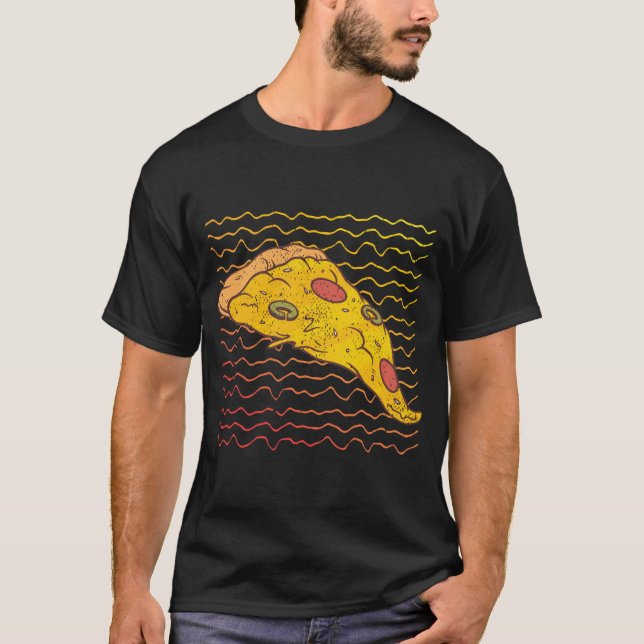 T-shirt Pizza Slice Pizzaholic Italien Fast Food Lover Foo (Devant)