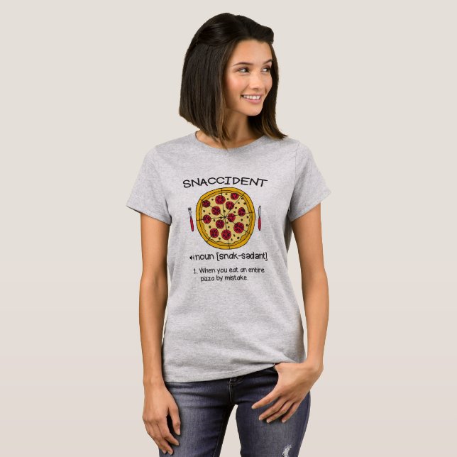 T-shirt Pizza Snaccident (Devant entier)