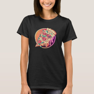 T-shirt Pizza Synthwave 80s Rétrowave